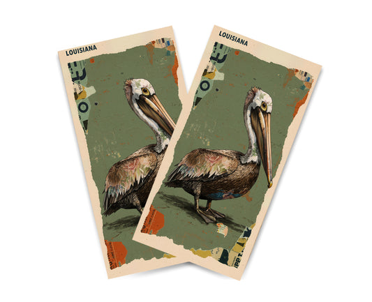 "Louisiana - State Mixed Media" Cornhole Wrap