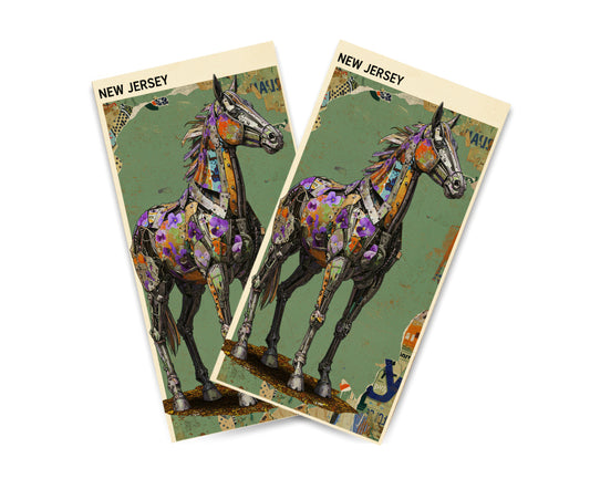 "New Jersey - State Mixed Media" Cornhole Wrap