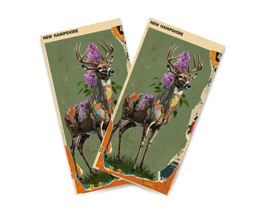 "New Hampshire - State Mixed Media" Cornhole Wrap