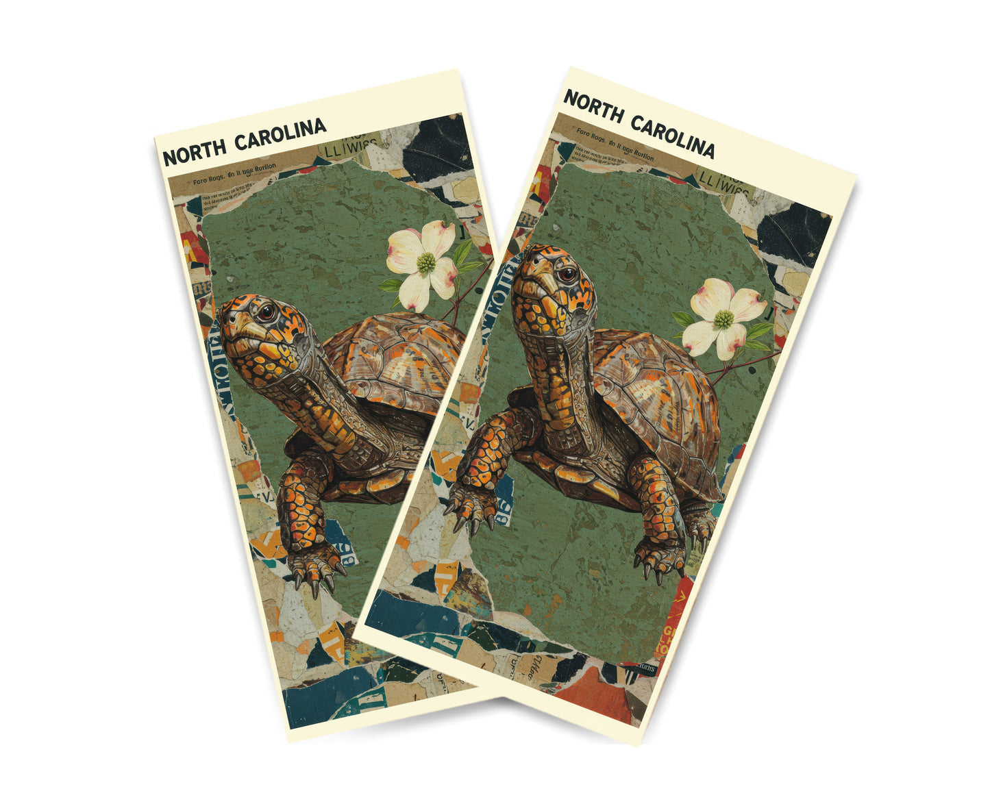 "North Carolina - State Mixed Media" Cornhole Wrap