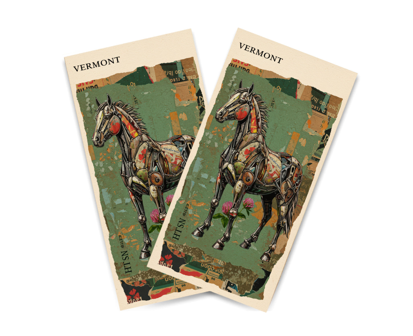 "Vermont - State Mixed Media" Cornhole Wrap