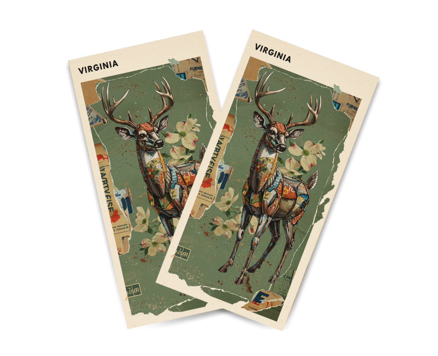 "Virginia - State Mixed Media" Cornhole Wrap