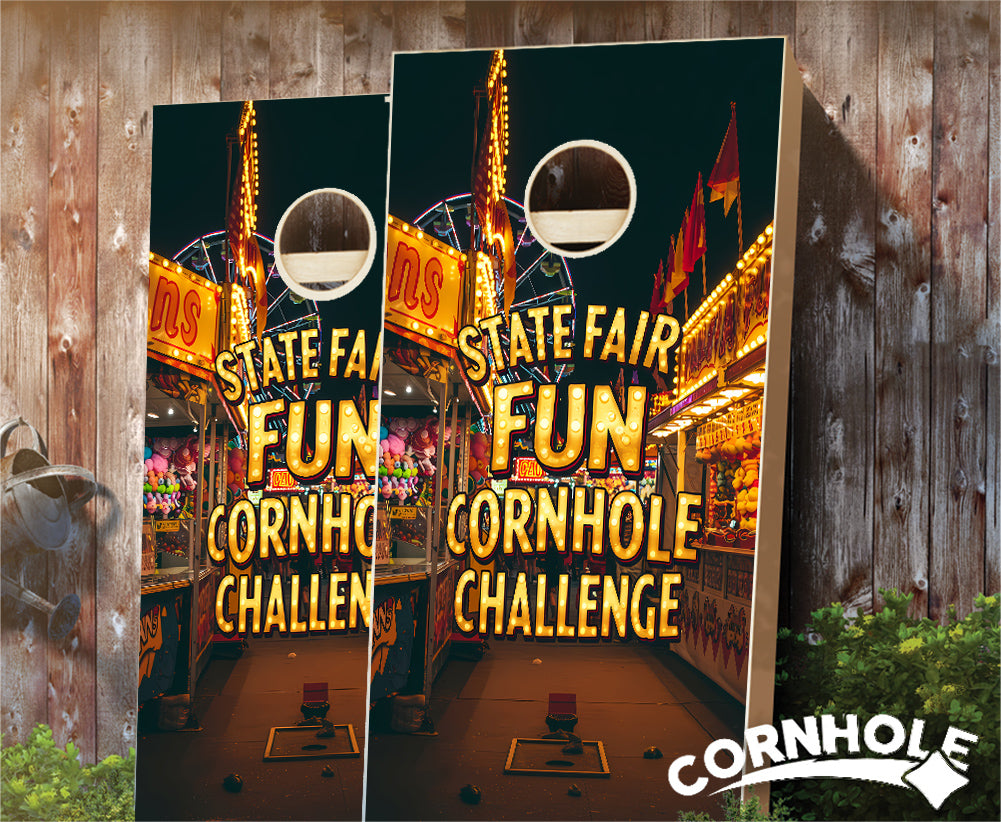 "State Fair Cornhole Challenge" Cornhole Boards