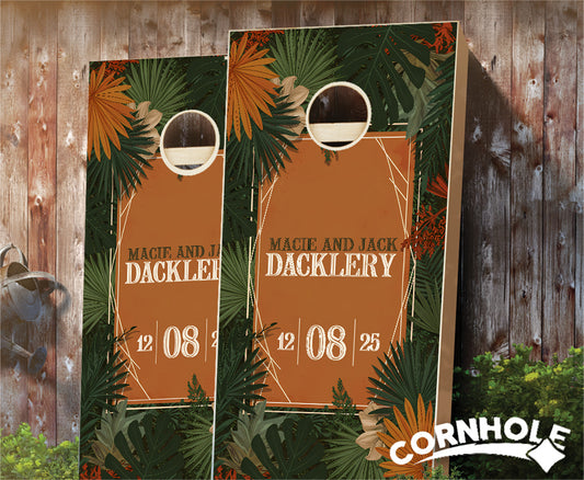 "Jungalow" Cornhole Boards