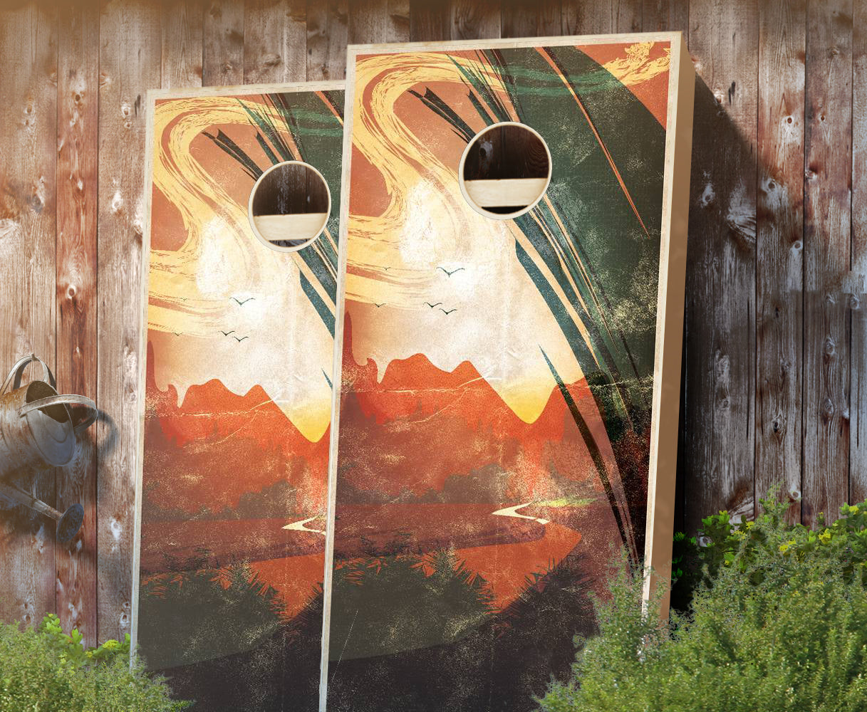 "American Getaway" Cornhole Boards