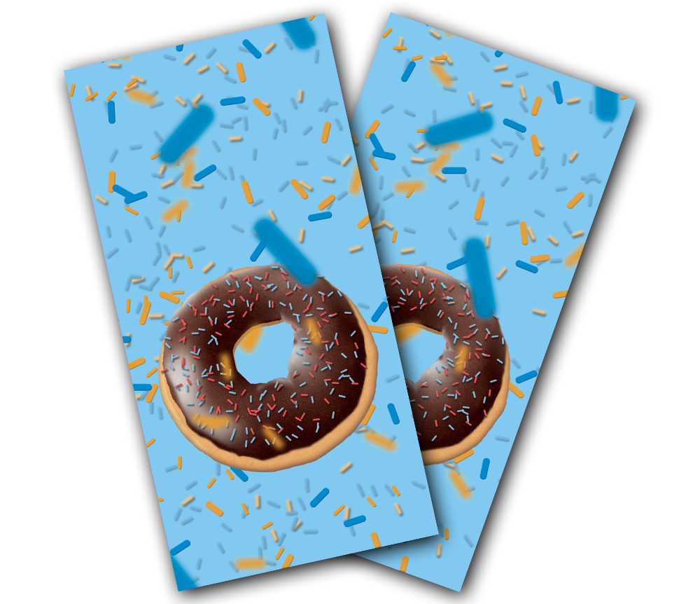 "Doughnut" Cornhole Wrap