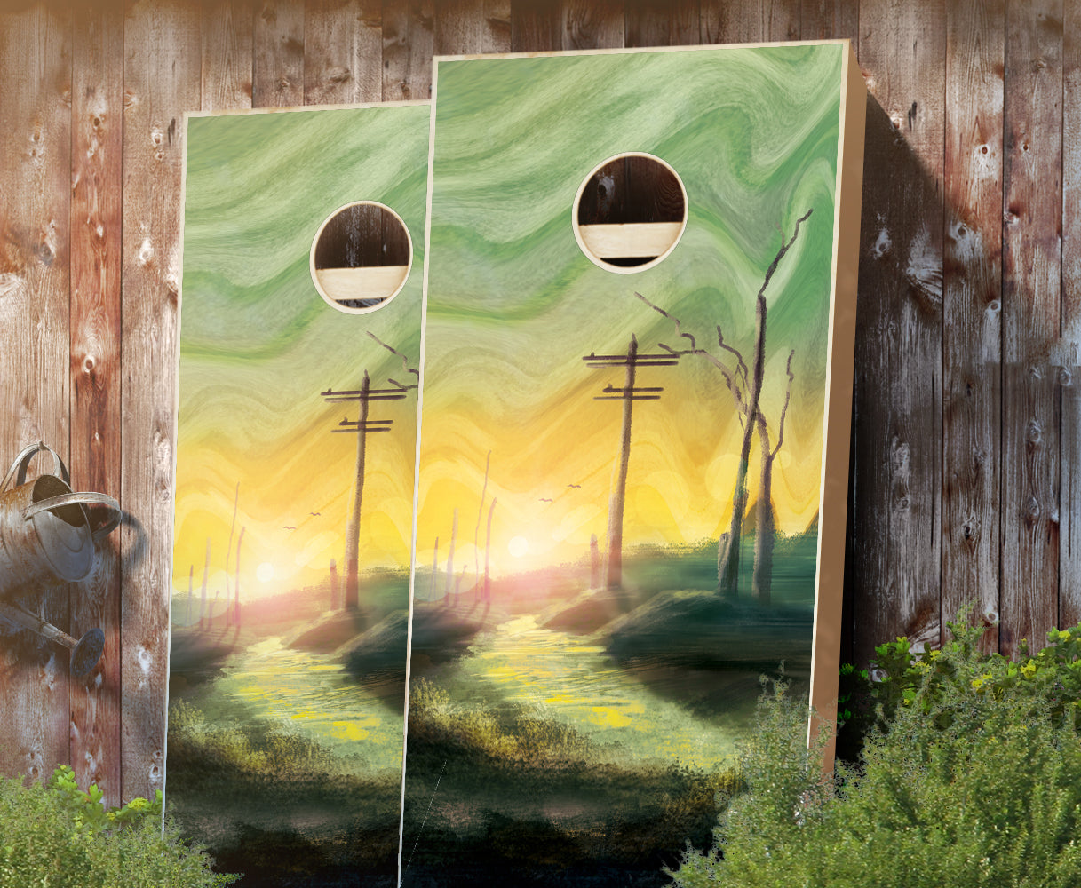 "Wastelands" Cornhole Boards