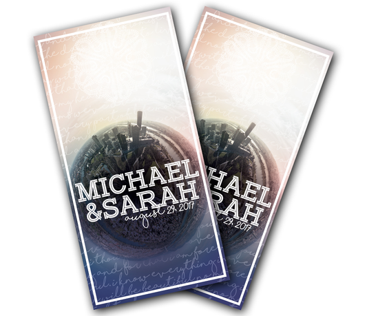 "You Are My World" Personalized Cornhole Wrap