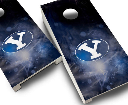 "BYU Smoke" Tabletop Cornhole Boards