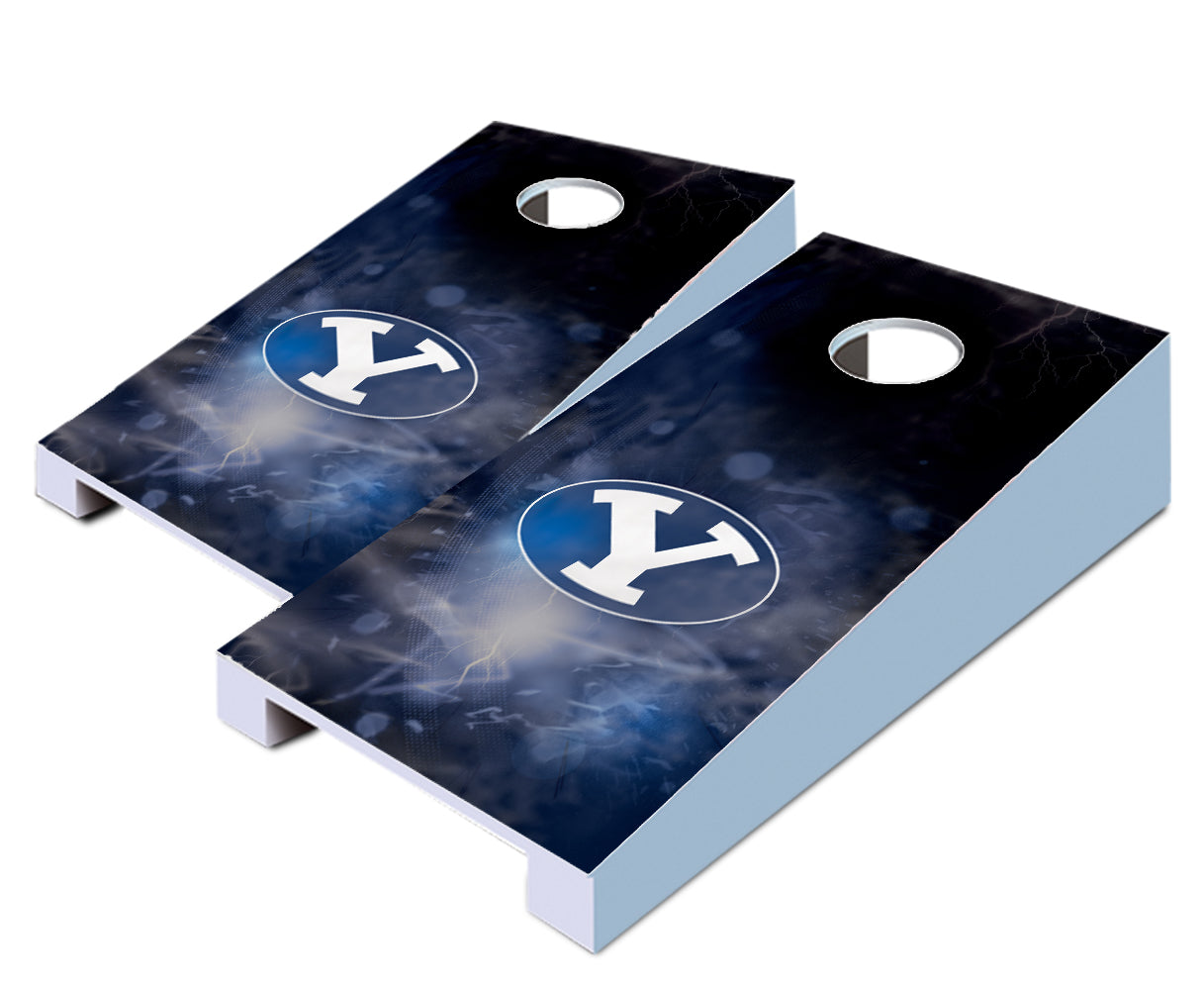 "BYU Smoke" Tabletop Cornhole Boards