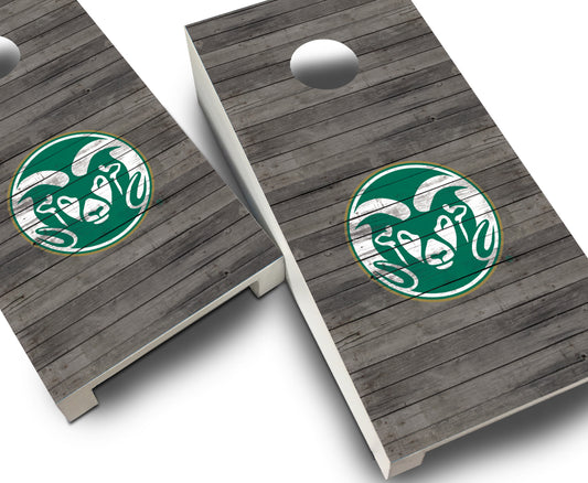 "Colorado State Distressed" Tabletop Cornhole Boards