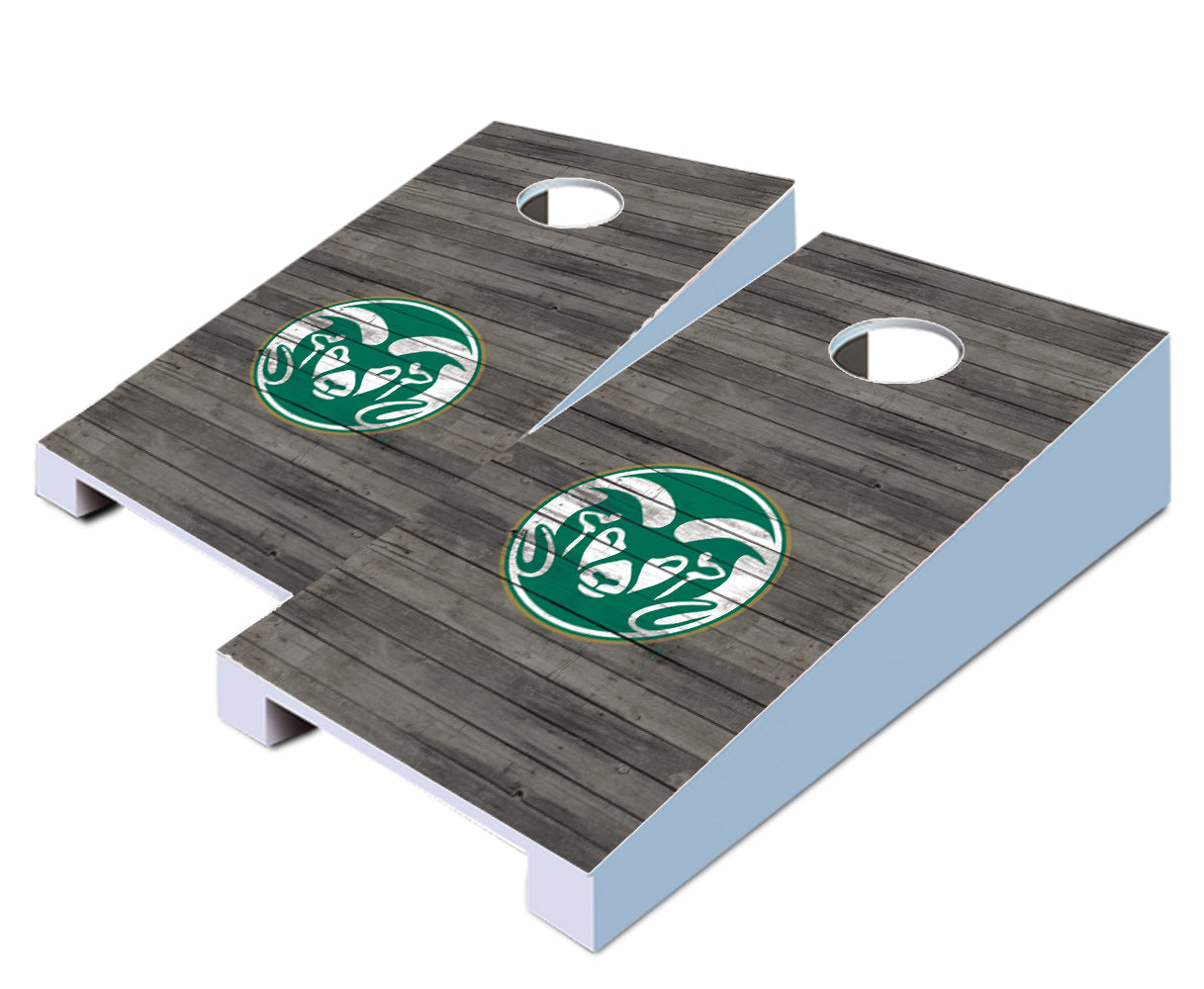 "Colorado State Distressed" Tabletop Cornhole Boards