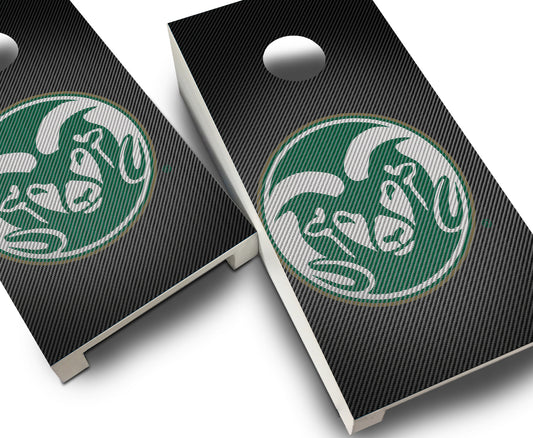 "Colorado State Slanted" Tabletop Cornhole Boards