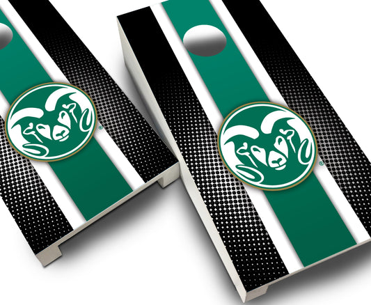 "Colorado State Striped" Tabletop Cornhole Boards