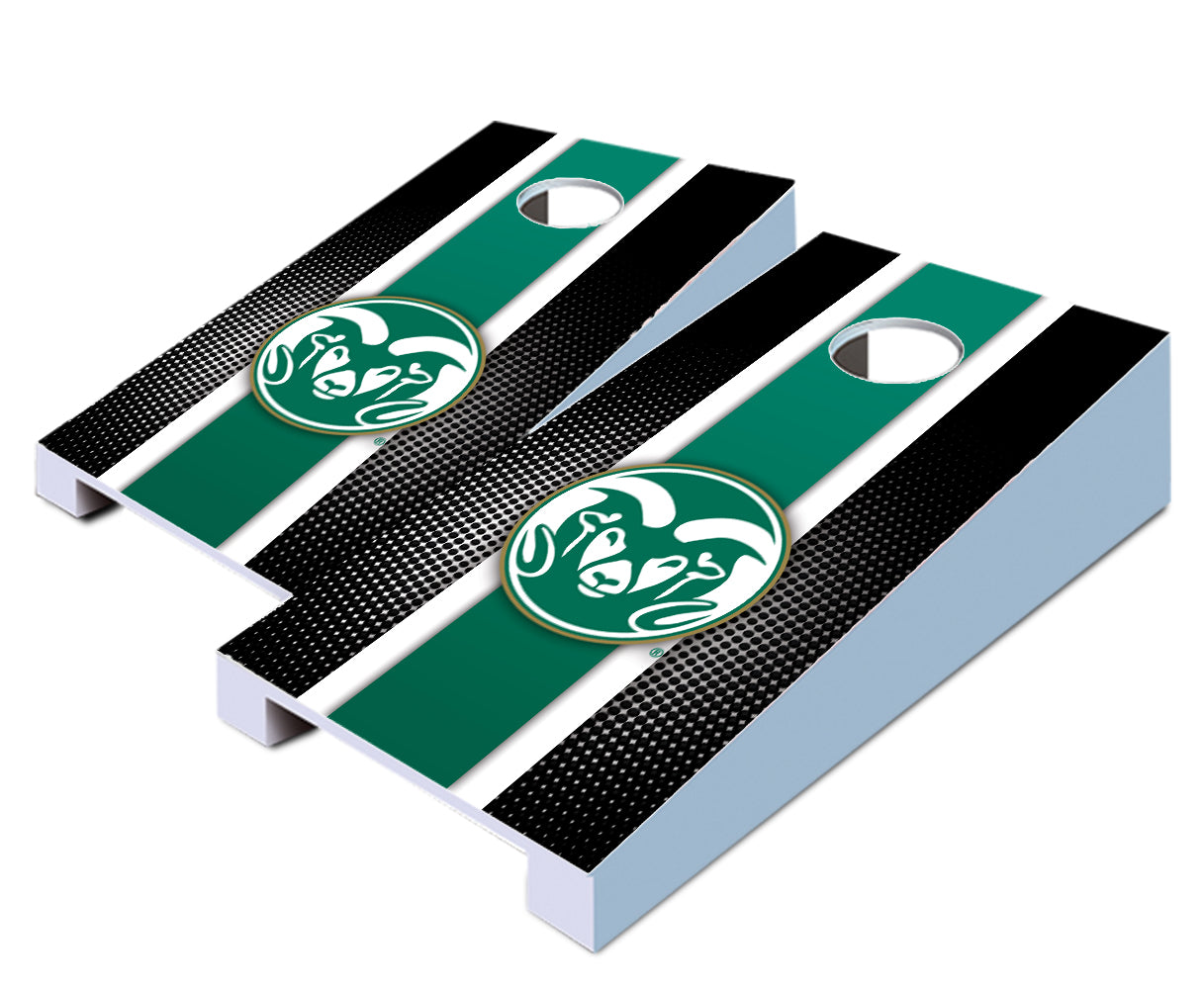 "Colorado State Striped" Tabletop Cornhole Boards