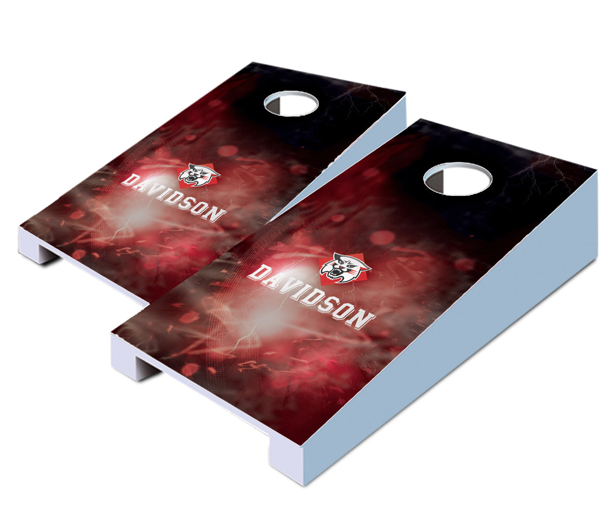 "Davidson Smoke" Tabletop Cornhole Boards