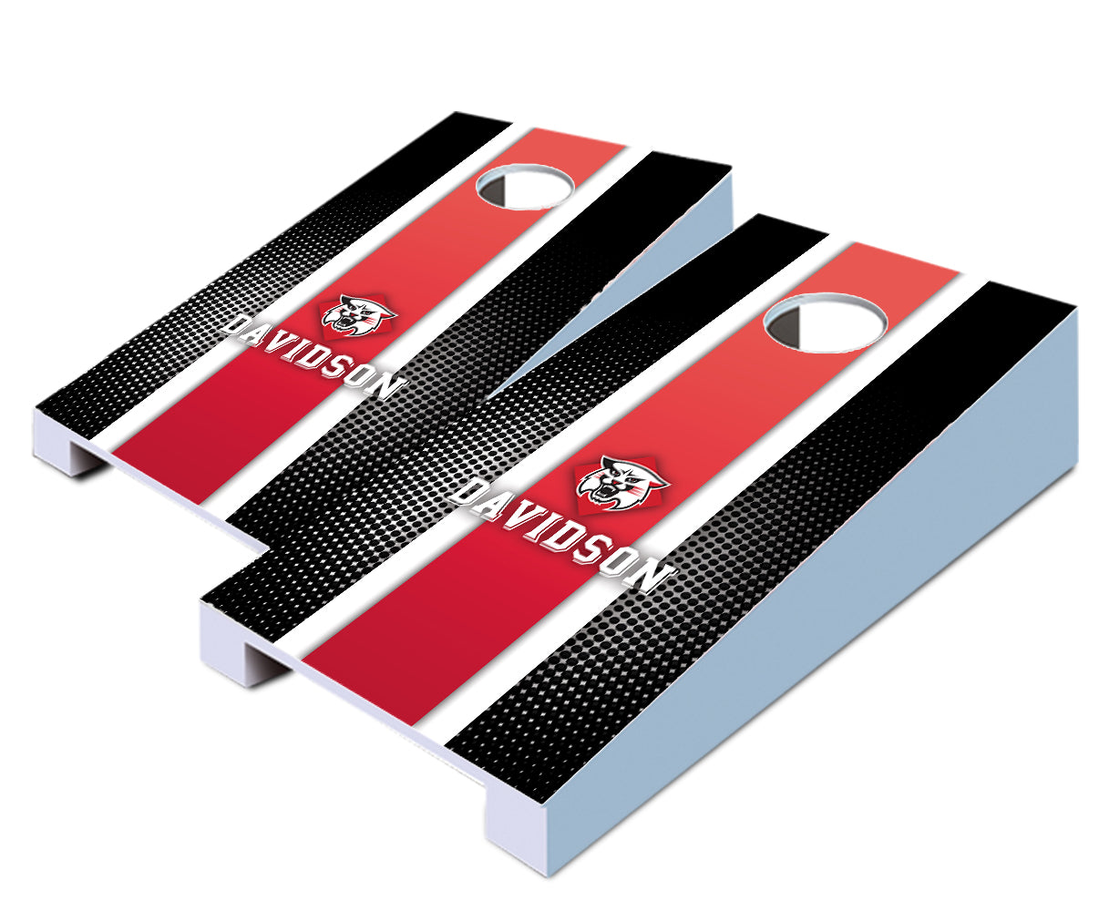 "Davidson Striped" Tabletop Cornhole Boards