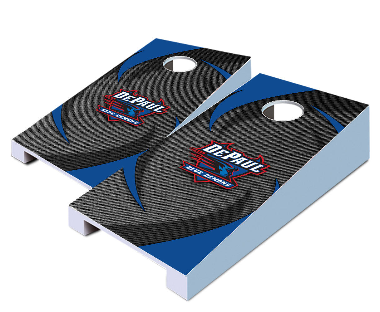 "DePaul Swoosh" Tabletop Cornhole Boards