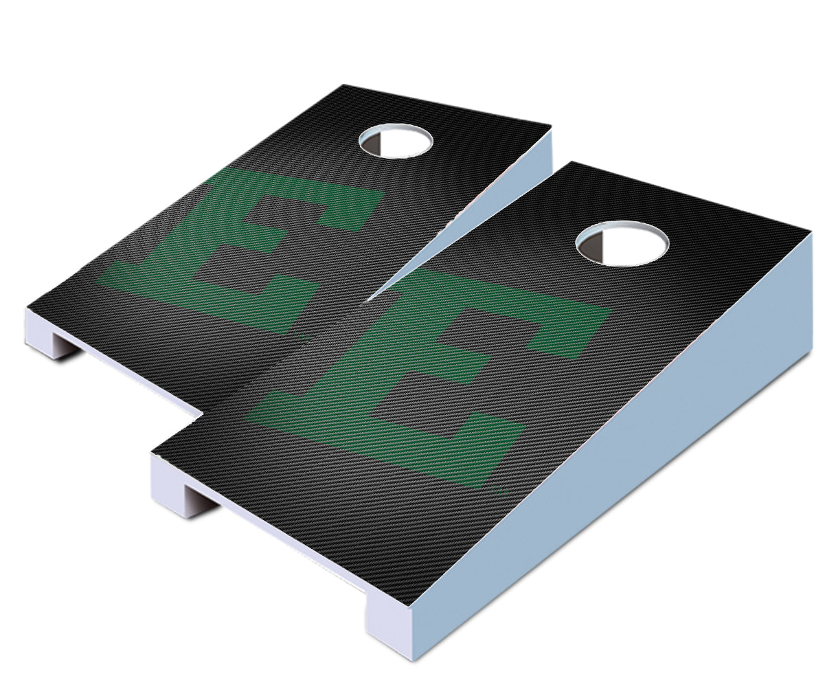 "Eastern Michigan Slanted" Tabletop Cornhole Boards