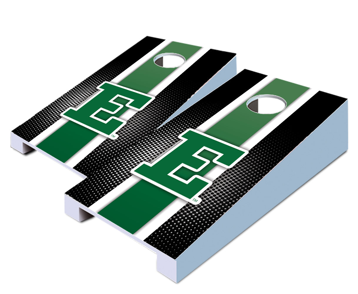 "Eastern Michigan Striped" Tabletop Cornhole Boards