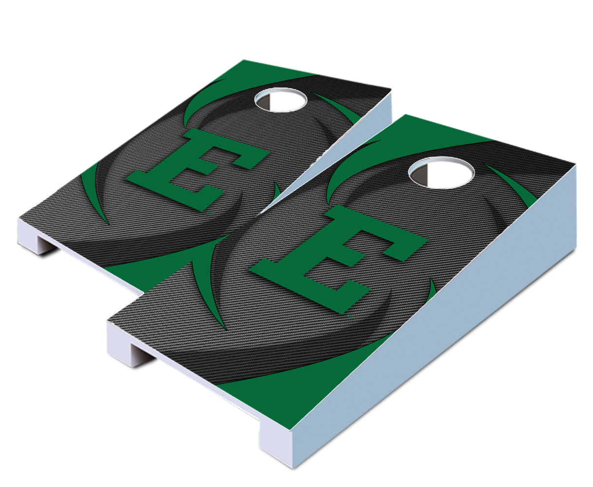 "Eastern Michigan Swoosh" Tabletop Cornhole Boards