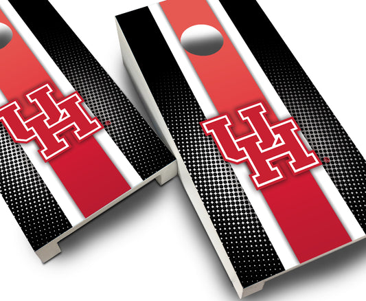 "Houston Striped" Tabletop Cornhole Boards