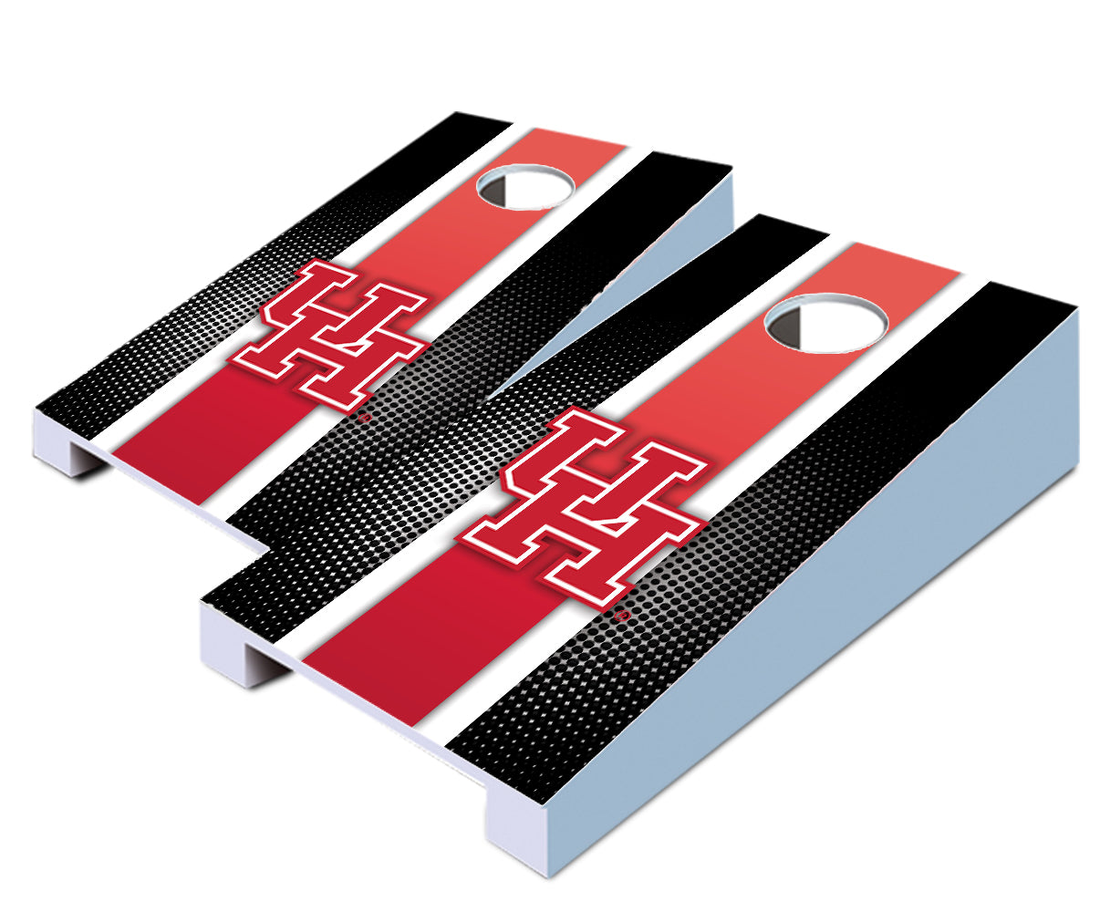"Houston Striped" Tabletop Cornhole Boards