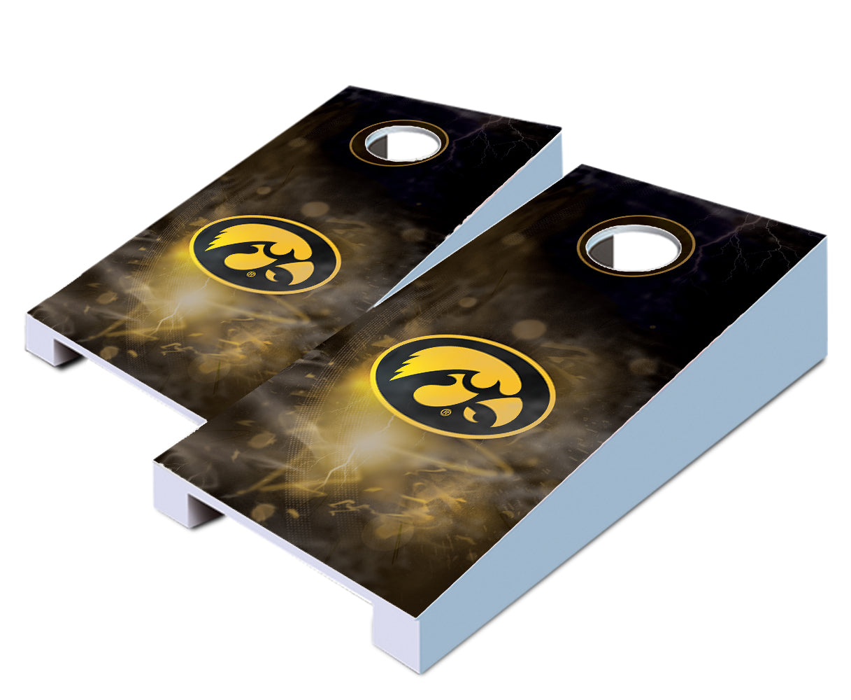 "Iowa Smoke" Tabletop Cornhole Boards