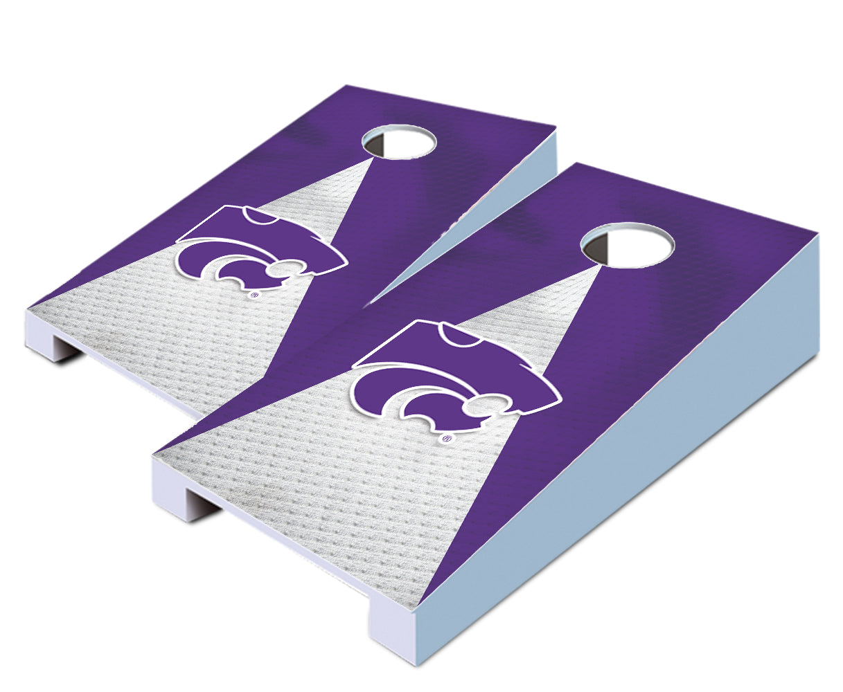 "Kansas State Jersey" Tabletop Cornhole Boards