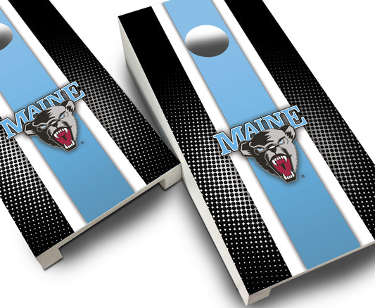 "Maine Striped" Tabletop Cornhole Boards