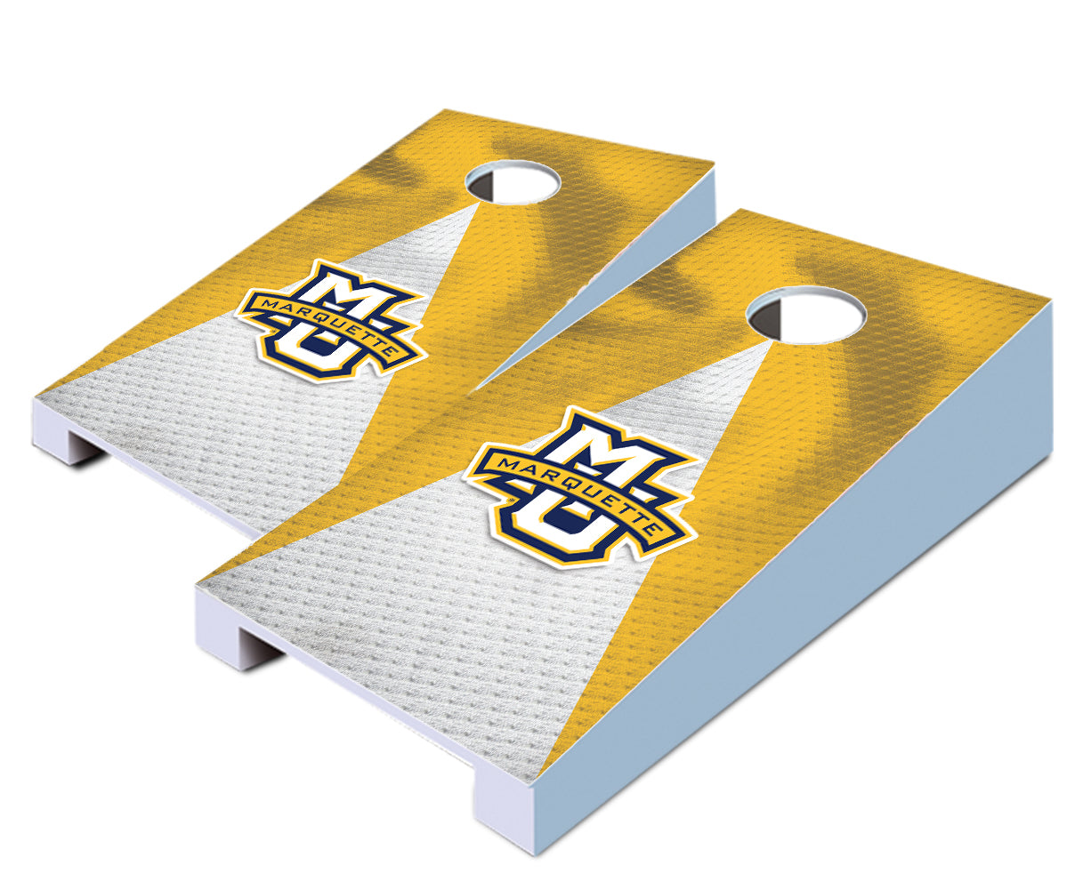 "Marquette Jersey" Tabletop Cornhole Boards