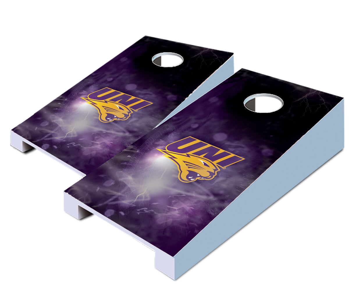 "Northern Iowa Smoke" Tabletop Cornhole Boards