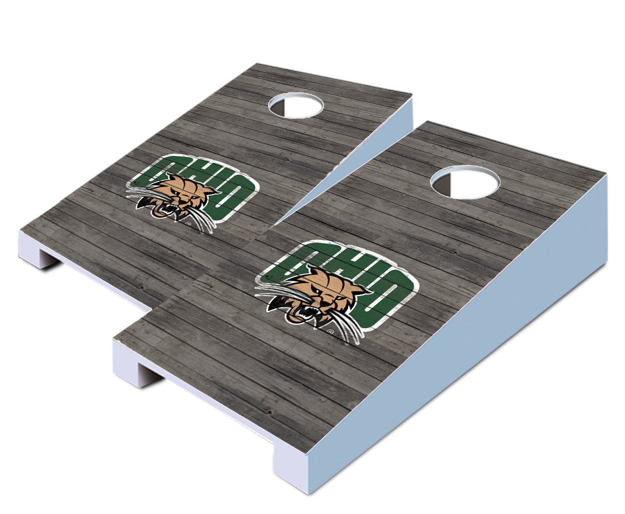 "Ohio Distressed" Tabletop Cornhole Boards