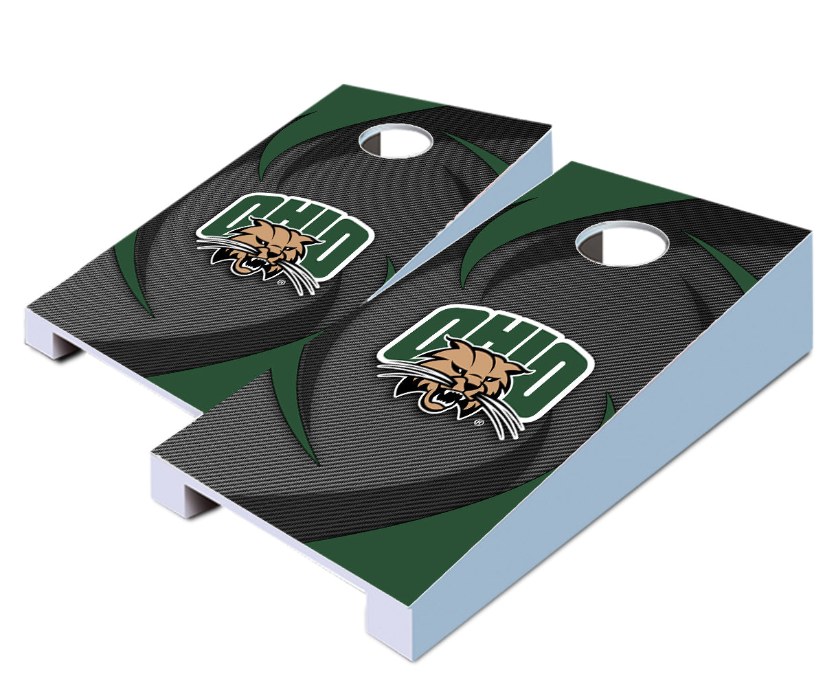"Ohio Swoosh" Tabletop Cornhole Boards