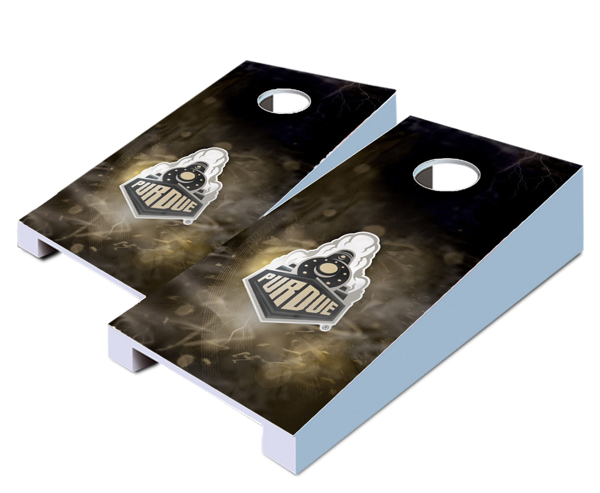 "Purdue Smoke" Tabletop Cornhole Boards