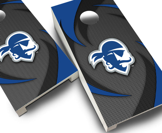 "Seton Hall Swoosh" Tabletop Cornhole Boards