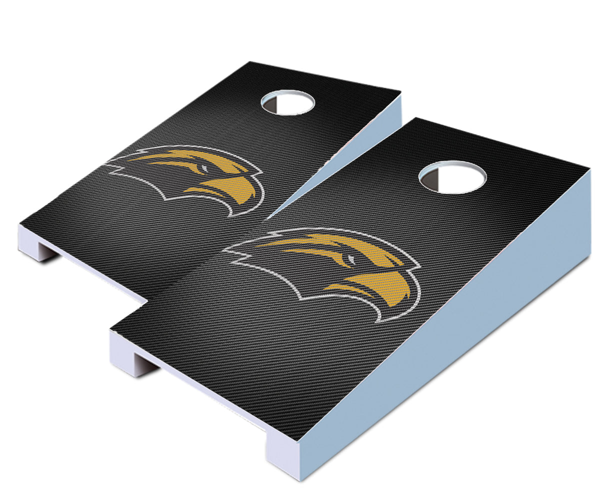 "Southern Miss Slanted" Tabletop Cornhole Boards