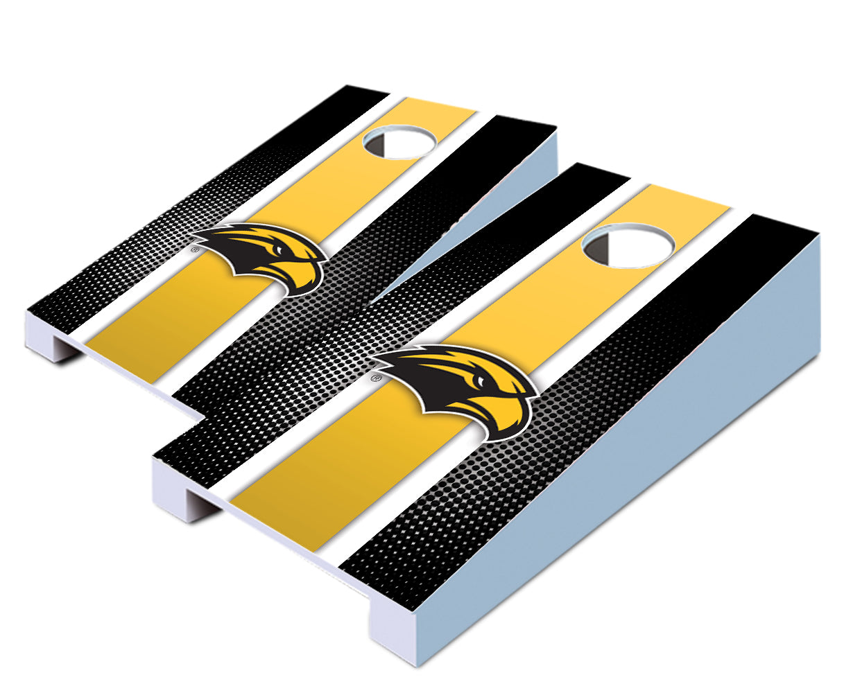 "Southern Miss Striped" Tabletop Cornhole Boards