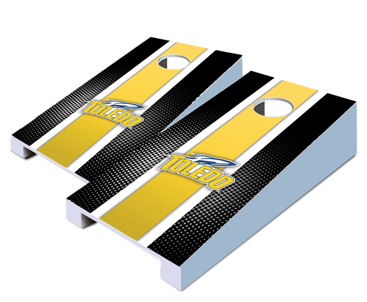 "Toledo Striped" Tabletop Cornhole Boards