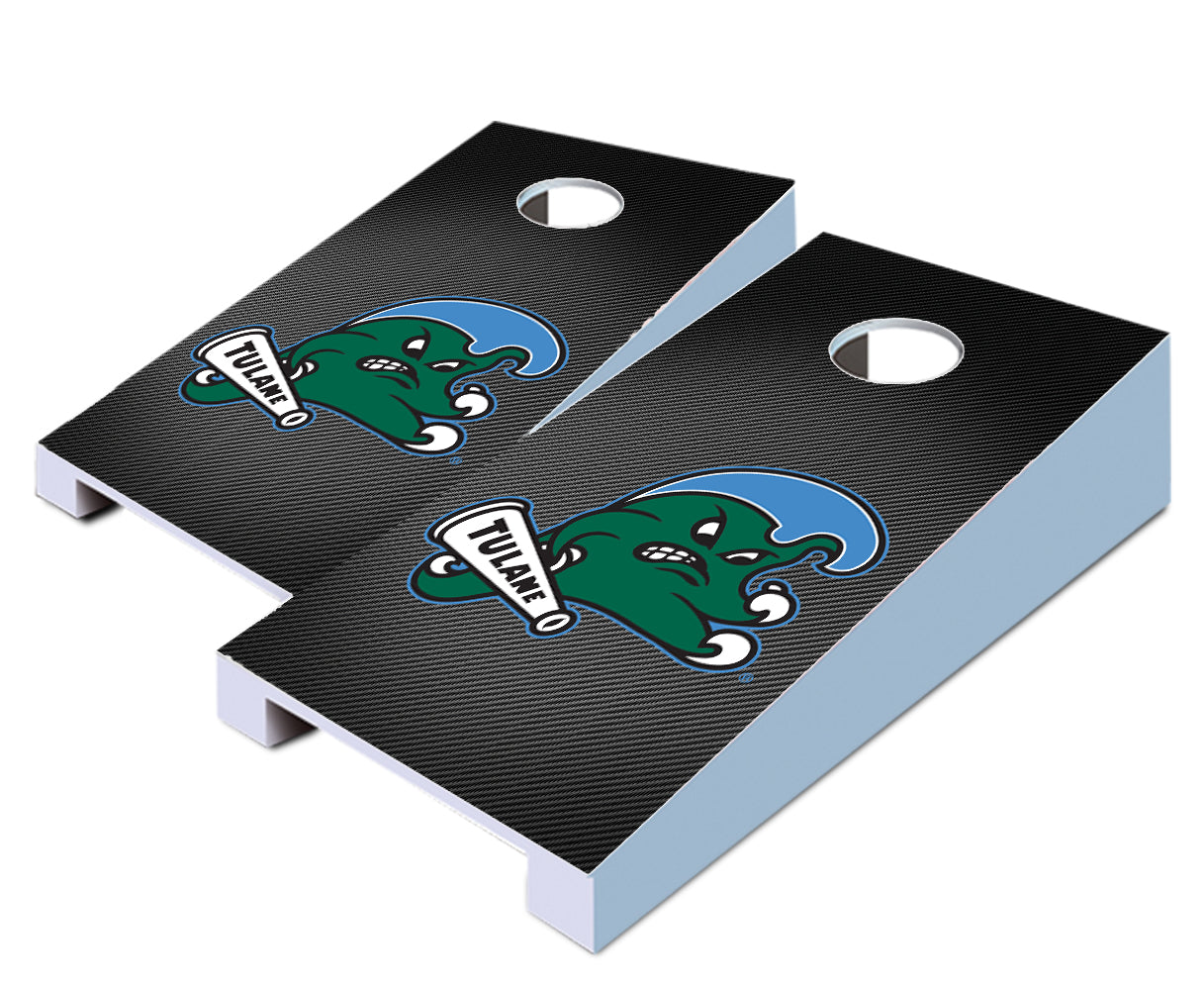 "Tulane Slanted" Tabletop Cornhole Boards
