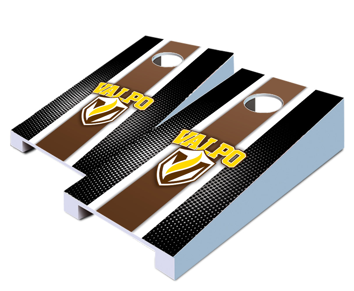 "Valparaiso Striped" Tabletop Cornhole Boards