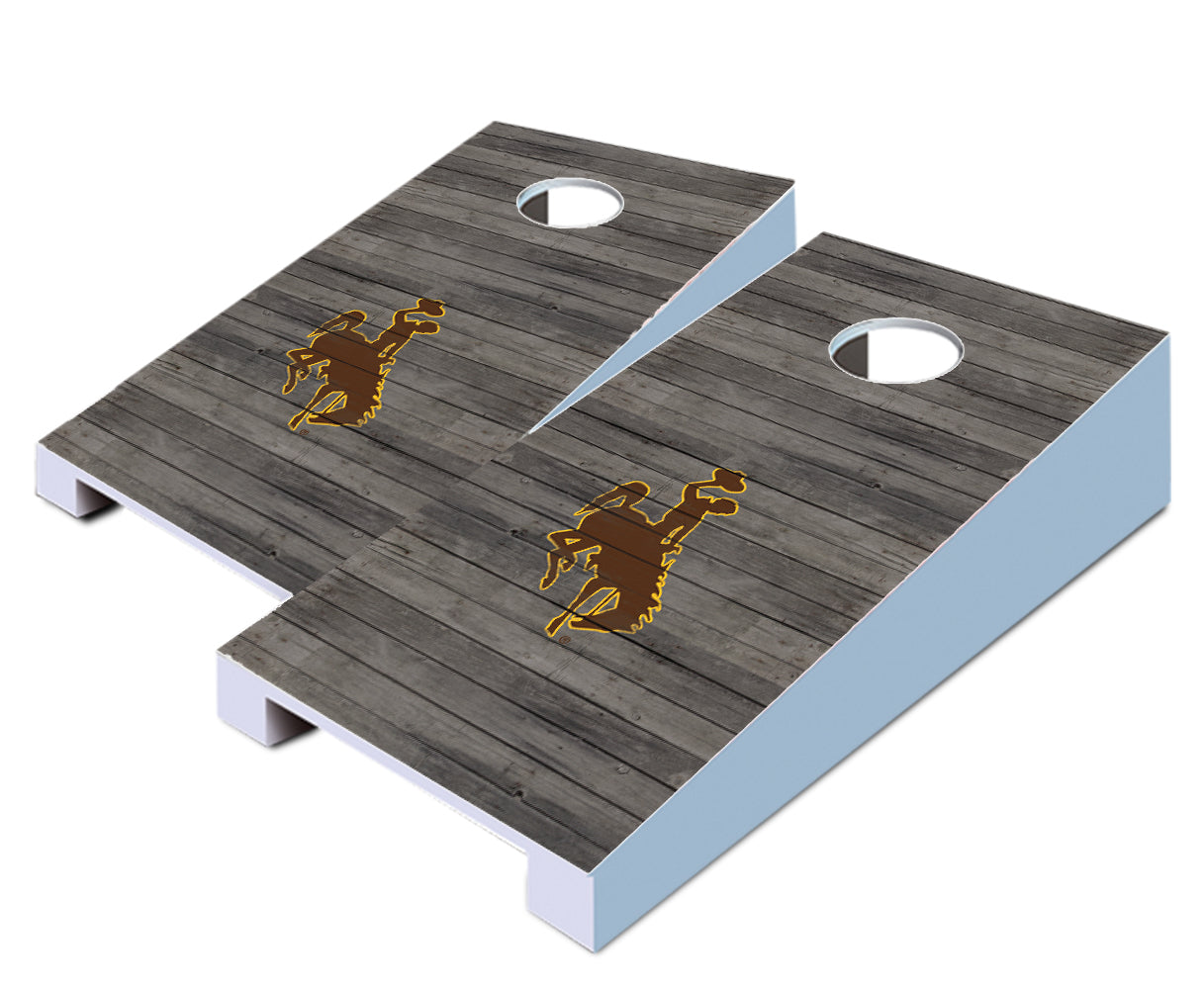 "Wyoming Distressed" Tabletop Cornhole Boards