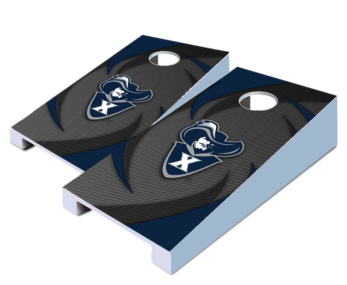"Xavier Swoosh" Tabletop Cornhole Boards