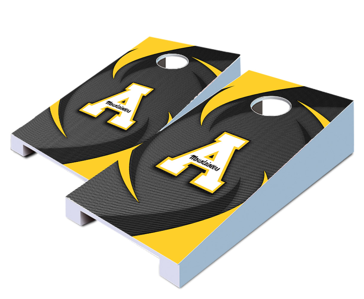 "App State Swoosh" Tabletop Cornhole Boards