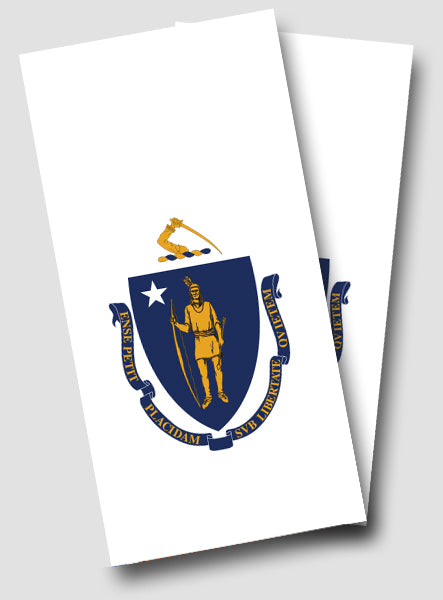 "Massachussetts Flag" Cornhole Wrap