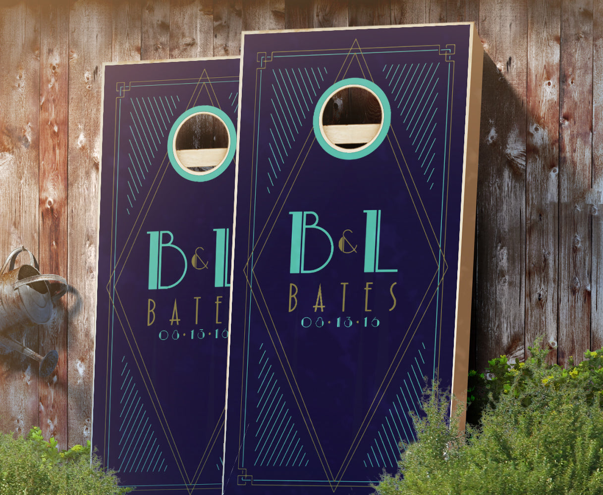 "Art Deco" Cornhole Boards