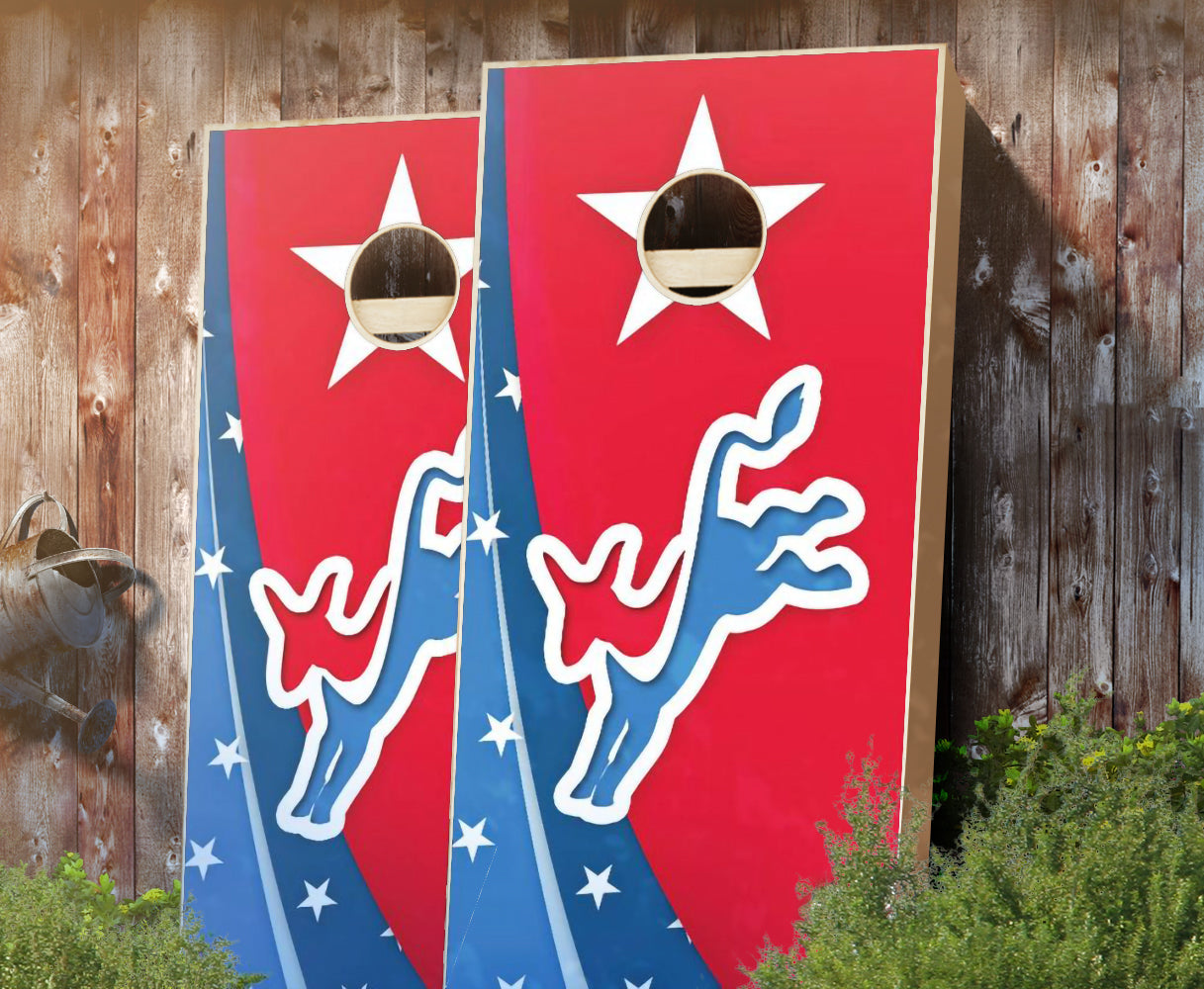 "Democrat" Cornhole Boards