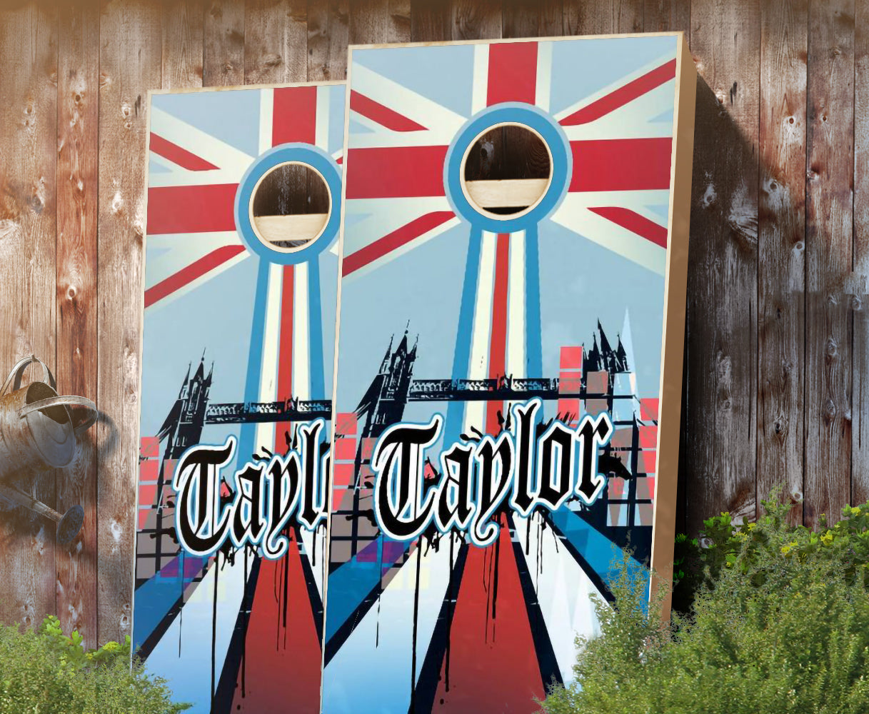 "English Surname" Cornhole Boards