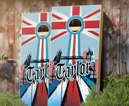 "English Surname" Cornhole Boards