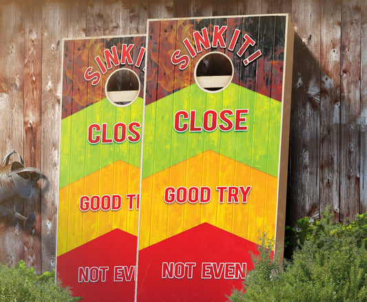 "Sink It" Cornhole Boards